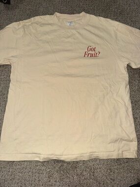 Fruit of the spirit Short-Sleeve Crewneck T-Shirt in Cream